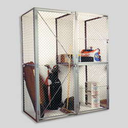Storage Cage and military locker