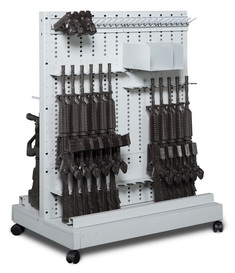 Expandable Weapon Rack Double Sided Cart